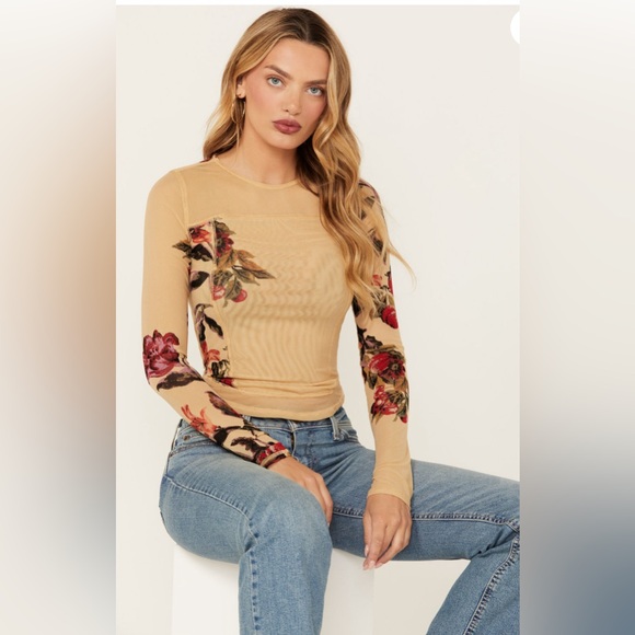 Free People Tops - NWT- Free People- Betty's Garden Top- Women's XS